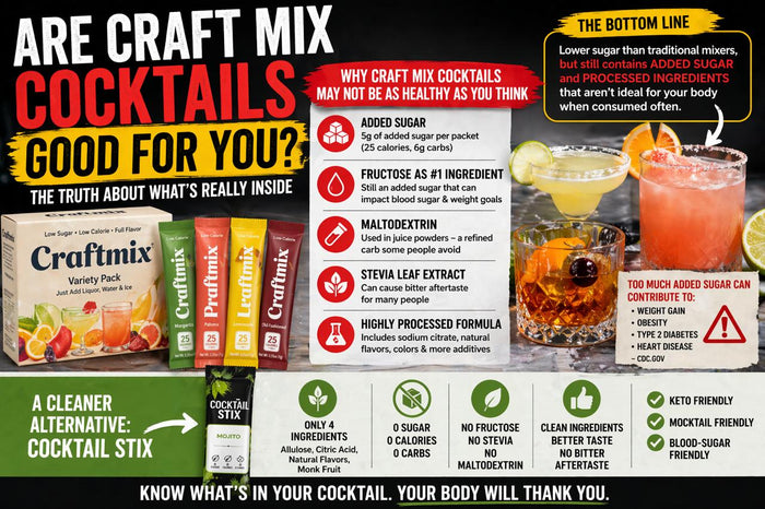 Why Cocktail Stix Is A Healthier Choice Than Craftmix