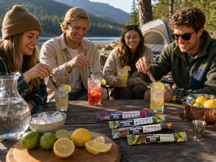 Camping and Glamping with Portable Cocktails and Mocktails