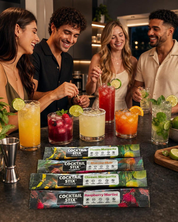 Before and After Drink Hack: Turn Plain Sparkling Water Into a Main Character Sip