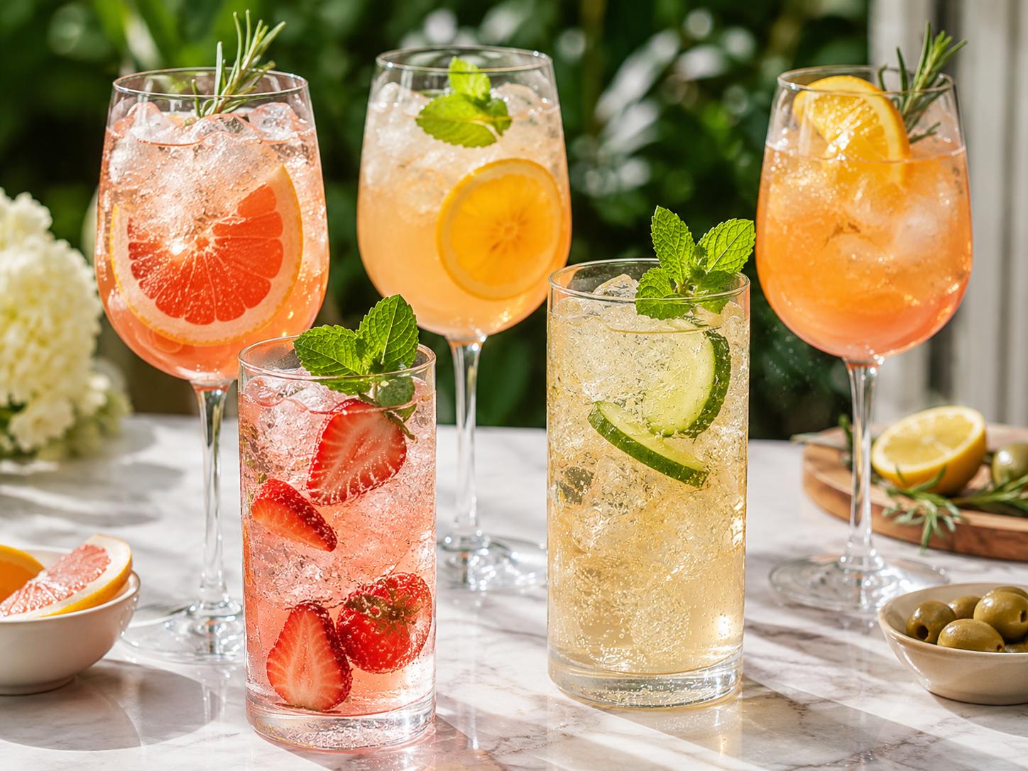 Zero Sugar Spritz Mocktails