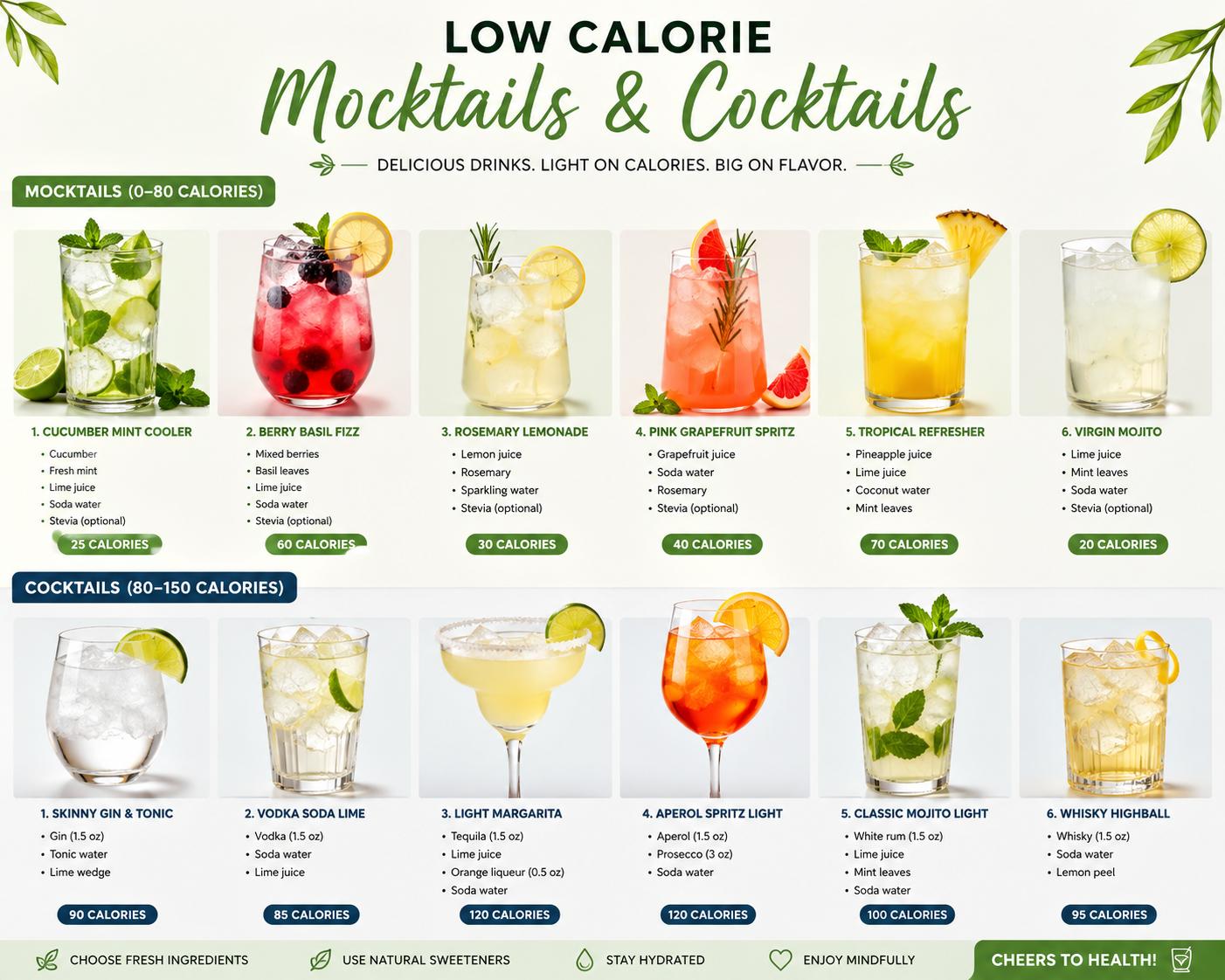 Zero Sugar Spritz Mocktails